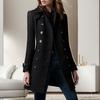 Autumn and Winter Woolen Coat Women's Double-breasted Casual Nizi Jacket Woolen Women's Clothing