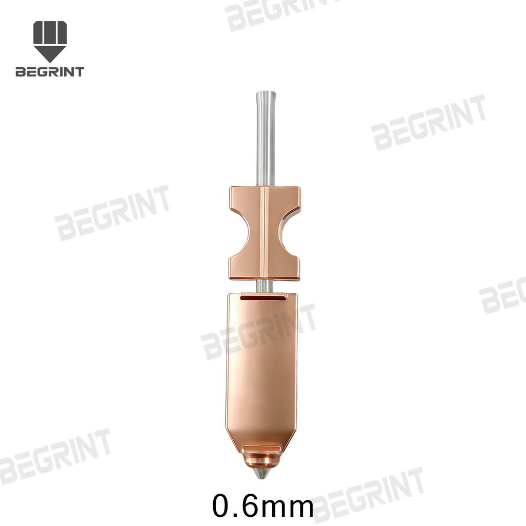 Hardened Steel Nozzle for Flashforge AD5X / ASA, Available in 0.25/0.4/0.6/0.8mm Multiple Sizes, Wear Resistant Premium 3D Parts