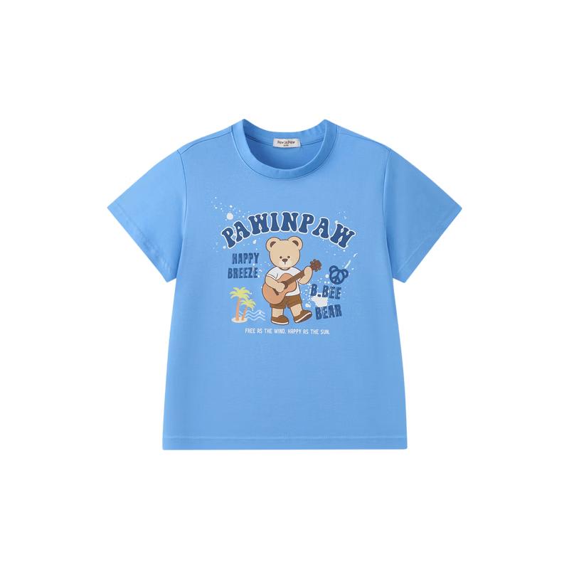 PawinPaw Boys  Cartoon Bear Short-Sleeve T-Shirt 120