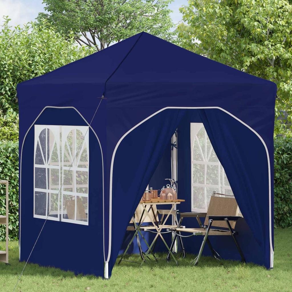 Pop Up Party Tent 192 X 192 X 245 Cm Blue