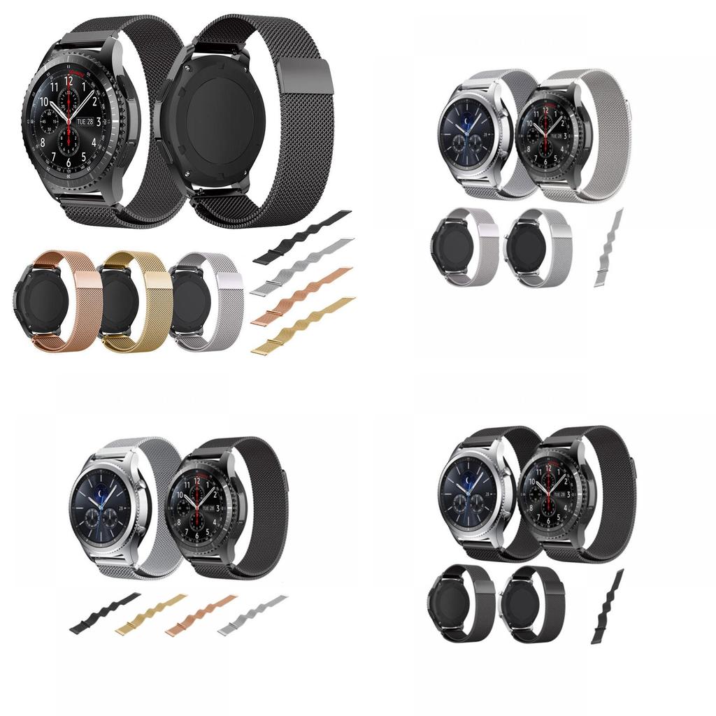 Elegant Milanese Magnetic Stainless Steel Watch Band Strap For Samsung Gear S3 Frontier