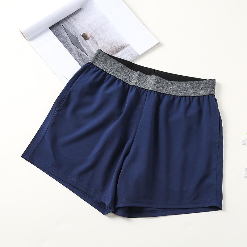 

Men s Quick-Dry Three-Quarter Fitness & Running Shorts XXXL темно-синього кольору