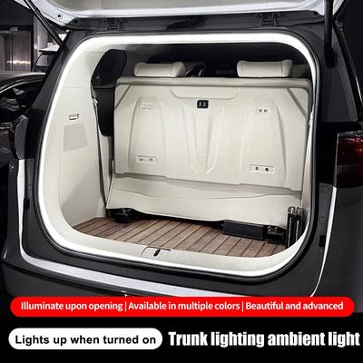 LED Auto Kofferraum Lichtleiste Hochhelligkeit Kofferraum Umgebungsbeleuchtung Flexible Silikon LED Lichtleiste für Auto Dekor Zubehör