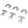 6PCS Diamond Segment Oscillating Blades Woodworking Carbide Multifunctional Saw Blade Set