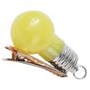 Creative Funny Hairpin Changing Simulation Light Bulb Hair Clip Accessory for Parties and Performances