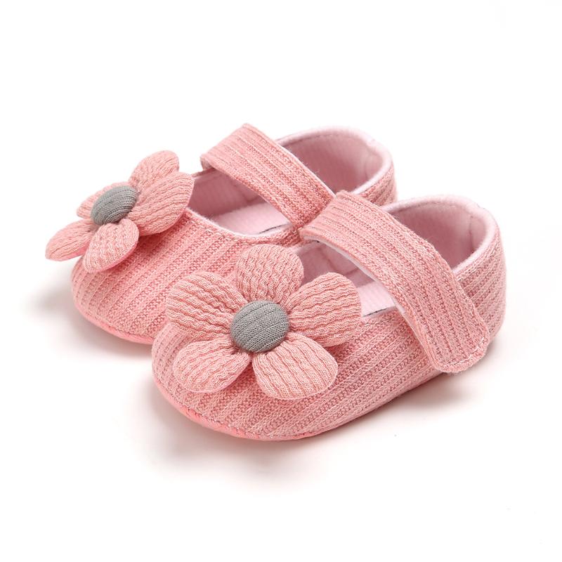 

1 Pair Retro Spring Autumn Toddlers Prewalkers Cotton Shoes Infant Soft Bottom First Walkers 0-13 Months Baby Girls Cotton Shoes розовый