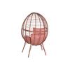Garden Chair DKD Home Decor 90 X 65 X 151 Cm Metal Terracotta Synthetic Rattan