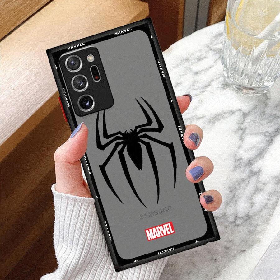 Marvel Spiderman Ironman Pouzdro na telefon pro Samsung Galaxy Note 8 9 10Plus 10Lite 20 Ultra A05s A70s A12 A13 A14 A15 A16 4G 5G Kryt