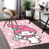 My Melody Anime Cartoon Design Chair Mat - Non-Slip Carpet for Office, Home Decor, Living Room, Bedroom, Gaming Room, and Dormitory.E097