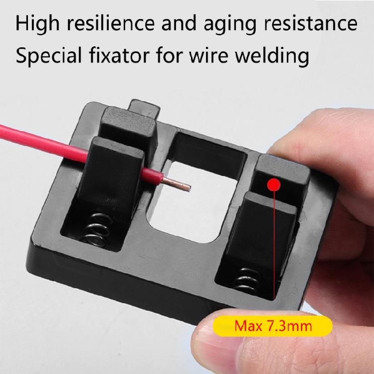 Set of 3 Heat Resistant Wire Clip Wire Welding Fixture Secure Electrical Connection ABS Construction Workshop Essential