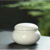 4pcs/lot Ceramic Mini Tea Cans Sealed Cans of Fragrant Powder Ceramic Pill Cans Pearl Powder Portable Travel Storage Tank