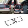 Carbon Fiber Dashboard Side Air Vent Outlet Trim Fit For BMW 3 Series E46 98-05