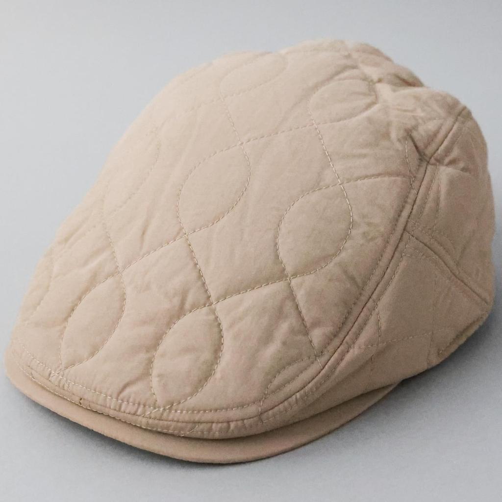 Reck Hatter Quilted Hunting Sizes All Beige Men's Cap, Nylon, Available, Spring, Summer, Autumn, Winter, Seasons, RH-406,