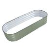 Raised Garden Bed Steel   Outdoor Planter Box with Open Bottom for Vegetables Fruits Flowers