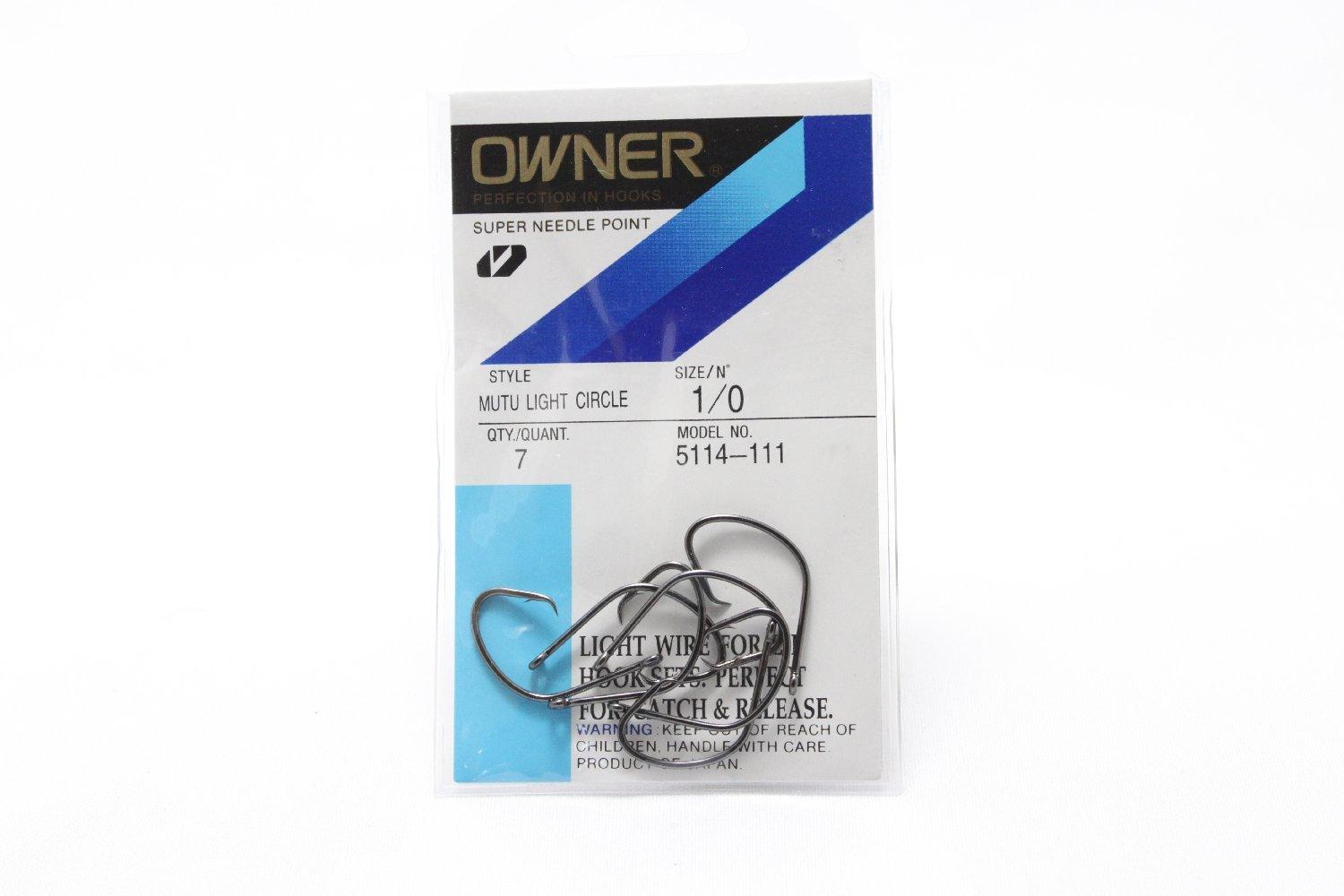 OWNER Rose Mutsu Light Circle Hook No. 1/0 32mm