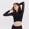 Huit Seamless Sheer Long Sleeve Tee Htwtl3k16t