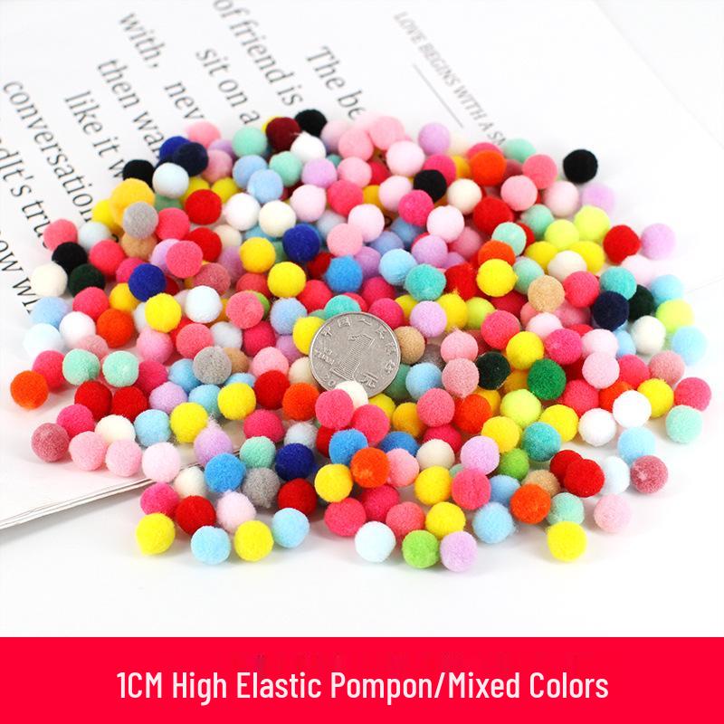 

Разноцветные высокоэластичные плюшевые помпоны и синельные палочки для поделок своими руками и проектов для детского сада