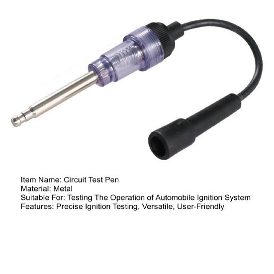 Zkoušečka obvodů Zkoušečka zapalovacích jisker pro diagnostický nástroj motoru Rychle detekuje znečištěné zapalovací svíčky, vadné kontakty, poškozené kabely a zapalování