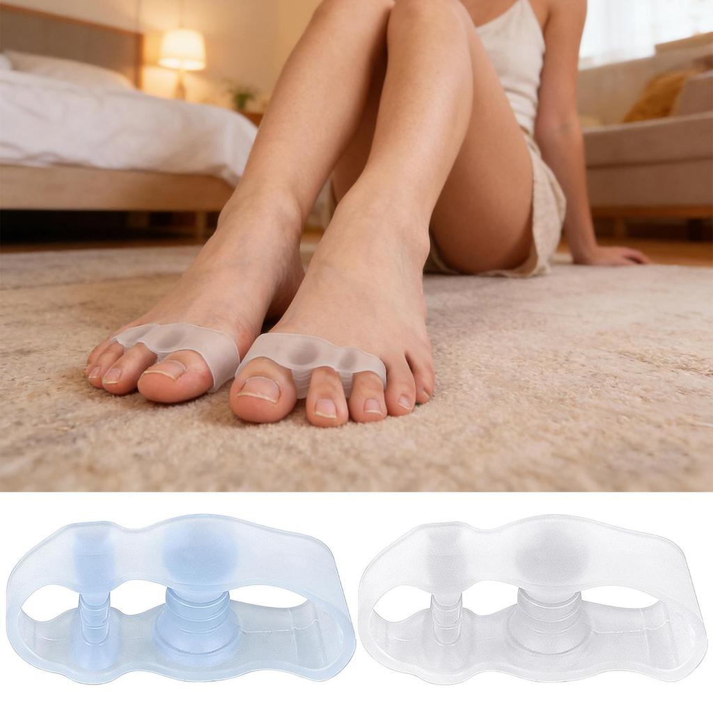 1Pair Silicone Toe Separator Bunion Corrector Toe Spacers To Correct Bunions Toe Straightener Toe Stretcher Gel Toe Separators