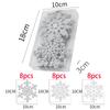 Party Powder Christmas Snowflake Gold Supplies Winter Decor Ornaments Christmas Tree Decorations For Festival Home