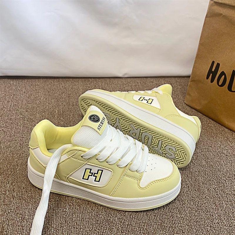 Original niche bread shoes Women's Ins trendy students versatile sports and leisure little white shoes autumn new models