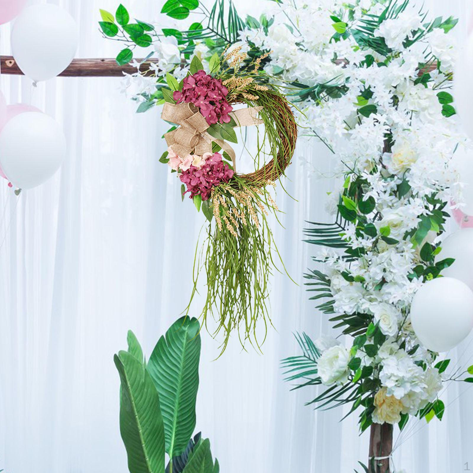 

Artificial Flower Wreath Door Hanging Spring with Leaves for Front Door, Wall,