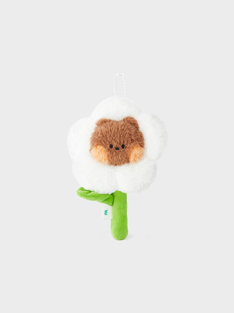 LINE FRIENDS Minini Bnini Flower Doll Keychain