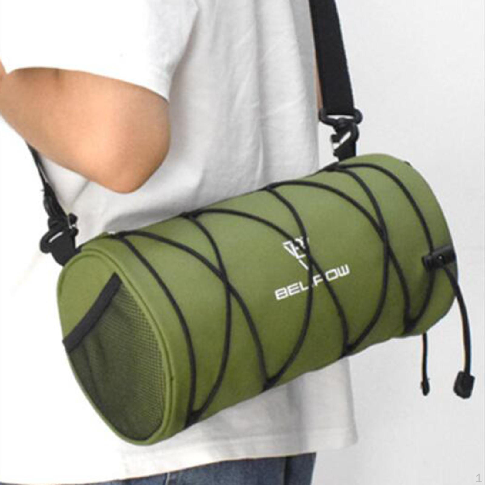 

Сумка на руль велосипеда для поездок на работу, на плечо, передняя часть велосипеда, универсальная, легкая, внешняя, эластичная 4.2L Green