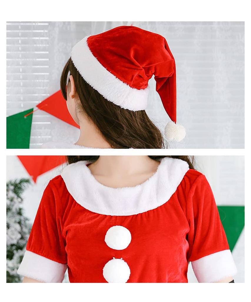 [Milky Time] Christmas Santa Cosplay, Classic Women's Santa Costume