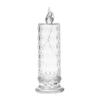 LED Candle Lights Romantic Rose Shadow Flameless Candles Lamp Elegant Crystal-like Pillar Candles