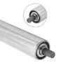 1 buc. Transportor cu role gravitaționale galvanizat Diametru 25mm 38mm 50mm 60mm Lungime totală 150 200 250 300 350 400 450 500mm