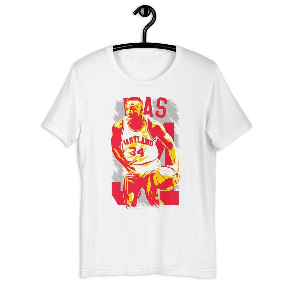

LEN BIAS Basketball Tee Short-Sleeve Unisex 100% Cotton T-shirt Mens Tees Top 2XL
