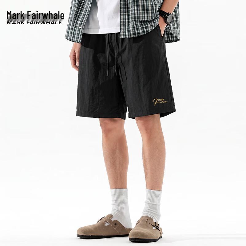 Mark Hua Fei Men's Mountain-Inspired Ice Silk Casual Shorts