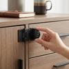 Password Cabinet Lock, 3 Digit Keyless Combination Lock Drawer , 3.5 Inches Keyless Cabinet for Cabinets, Drawers, Cupboard, Sliding Door, Pet Cage, F