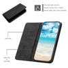 (Black) Flip Case for iphone 16e Kickstand Pu Leather Card Insertion Wallet