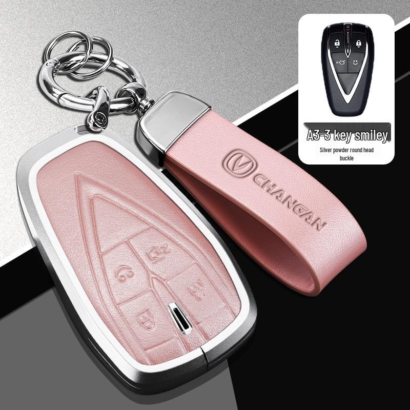 Changan Car Key Cover for Third Gen CS75 Plus, Yidong Plus, CS55, and CS35 Plus