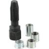 5-teiliges Zündkerzengewinde-Reparaturset, Zündkerzenhalter mit Gewinde und 4 Zündkerzeneinsätzen zur Reparatur von 14-mm-Zündkerzen