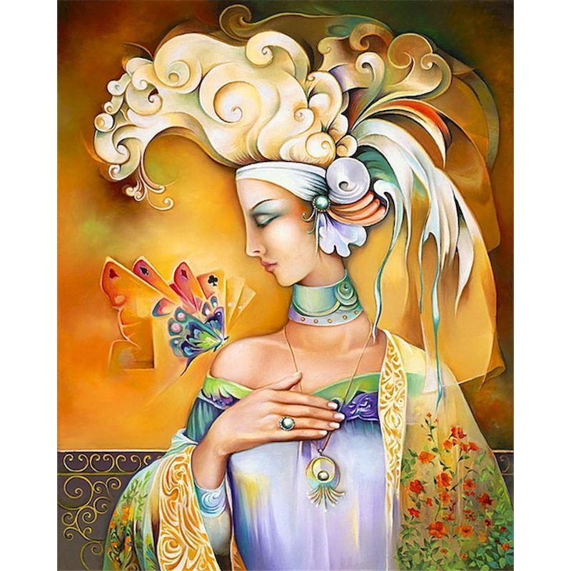 5D DIY Diamond Painting Women Kits Cross Stitch Diamond Embroidery Rhinestone Art Home Decoration Adults Picture Kits