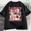 Ich liebe ältere Frauen Lustiges Meme Herren 100% Baumwolle Shirt Y2k Harajuku Grafik T-Shirts Unisex Kurzarm Damen Streetwear T-Shirt