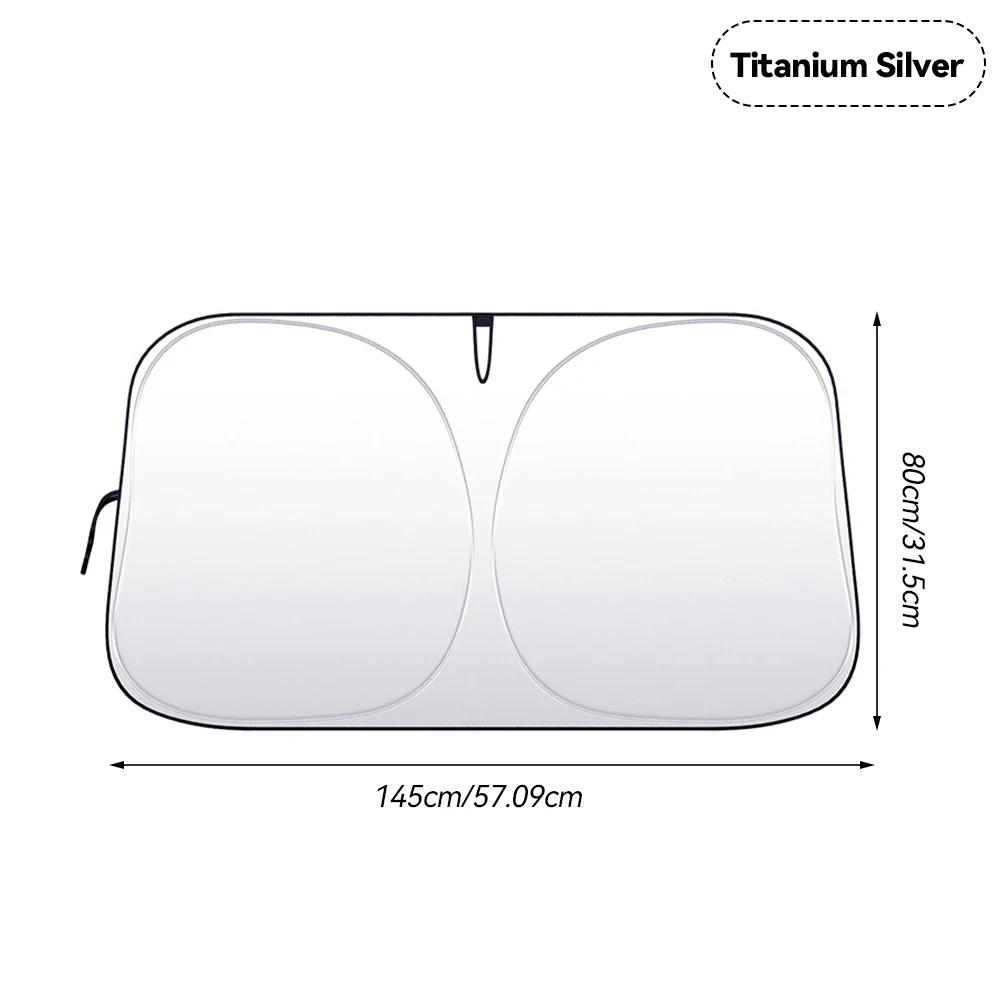 Car Front Window Sunshade Cover Sun Shade Windshield Visor Windscreen Folding Auto UV Protection Curtain Styling Accessories