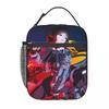 Kawaii Anime Girl Jane Doe Cartoon Insulated Lunch Bag for Women Kids Portable Food Boxes Thermal Lunch Box Tote