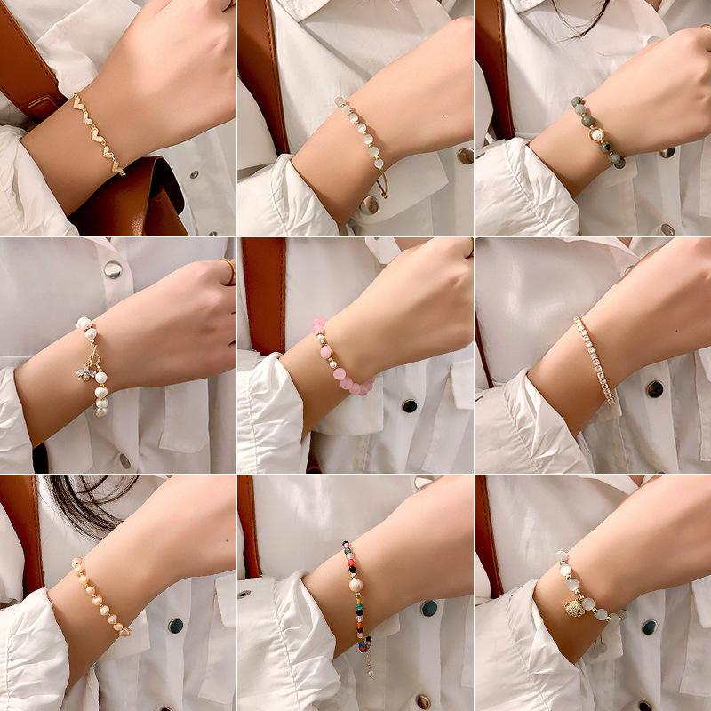 Summer Fresh Niche Style Super Fairy Bracelet Collection, Dongdaemun, South Korea, Personalized Simple Fashion Versatile Trendy Jewelry Women
