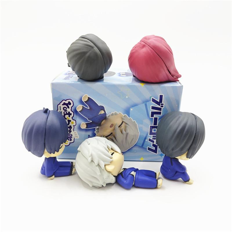 Blue Prison Shoulder To Shoulder Sleep Team Blue Lock Claw Machine Doll Set For Collectors