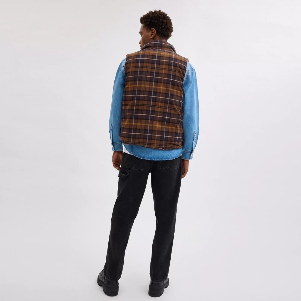 Reversible Vest Flannel And Vest Men Hardy Amies London VEST