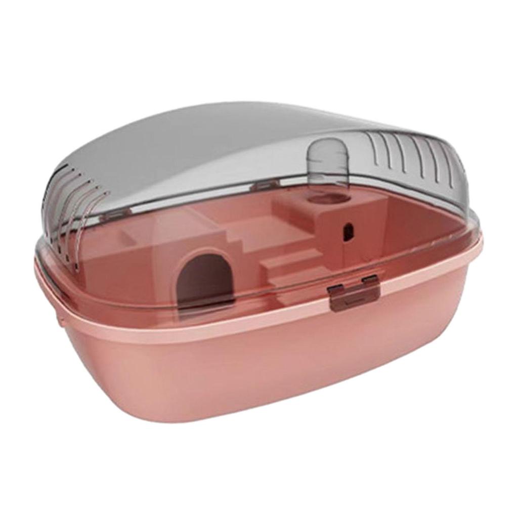 Hamster Cage Openable Top Ventilation Clear Exercise Playing House Habitat for Mice Small Animals Gerbils Bunny Sugar Glider