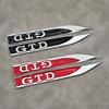 VW GTI GOLF 2026 Hot For VW VOLKSWAGEN 2Pcs Red Black Metal Logo GTD Emblem Car Fender Side Badge For Volkswagen VW Golf 7 6 5 4