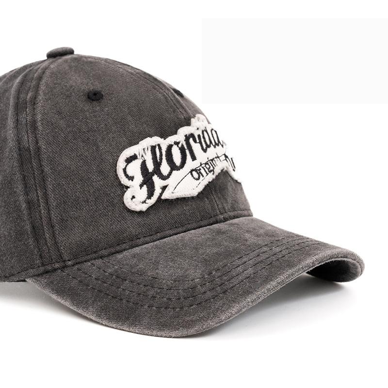 Vintage Buchstaben Baseballkappe Damen Bestickte Kappe Herren Outdoor Sport Sonnenhut