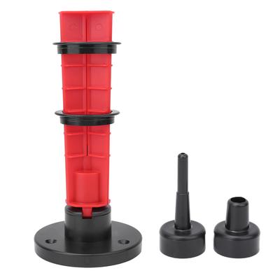 ABS Plastic Draagbaar Kolomvormig DIY Boogschieten Pijlpunt Fletching Jig Veer Stick Jachtgereedschap Accessoire Rood