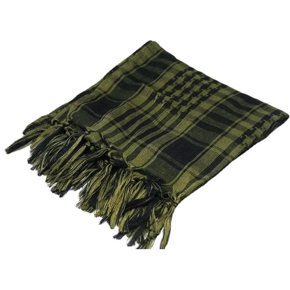 

Keffiyeh Tactical Desert Scarf Wrap Shemagh Head Neck Arab Scarf Keffiyeh Scarf Wrap для чоловіків і жінок зелений