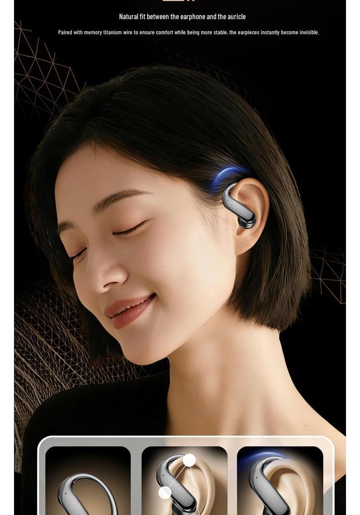 2026 Open-Ear Sports Bluetooth Earphones with Long Battery Life